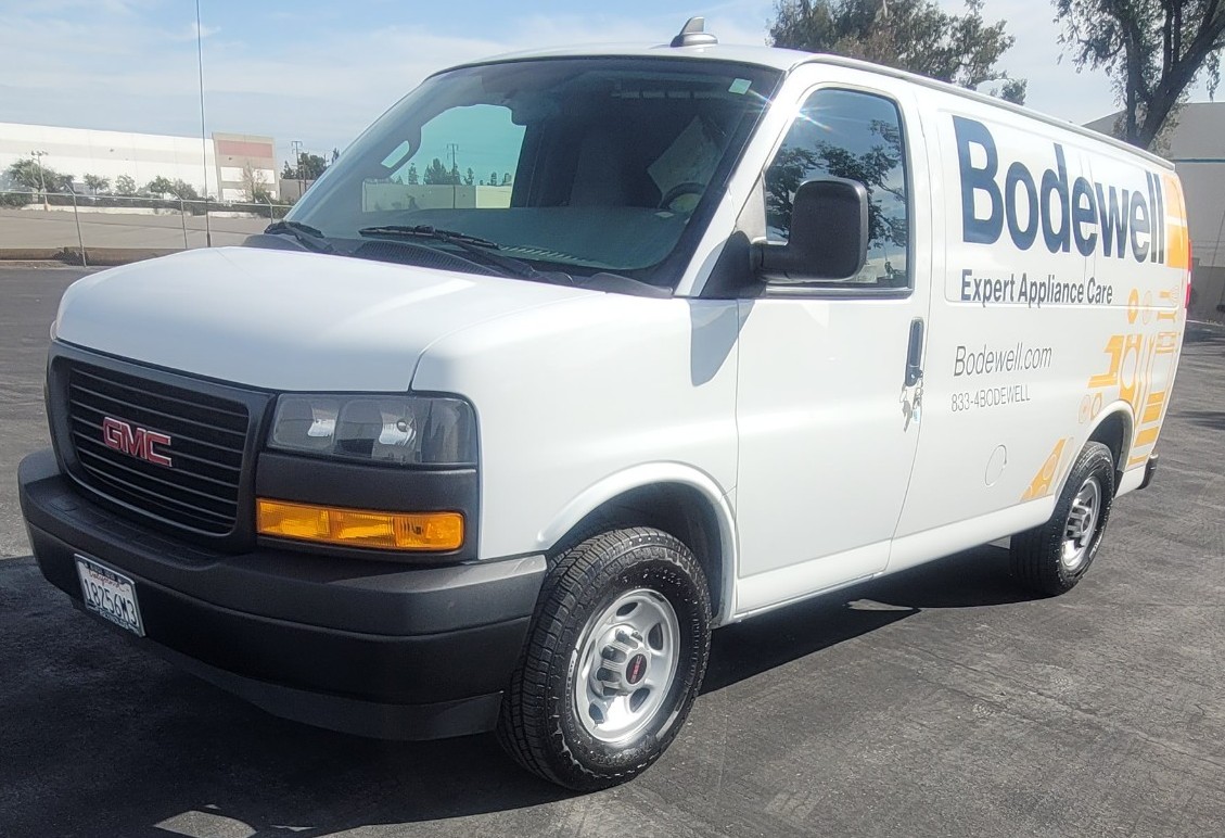 Bodewell Appliance Care GMC service van serviced at Key West