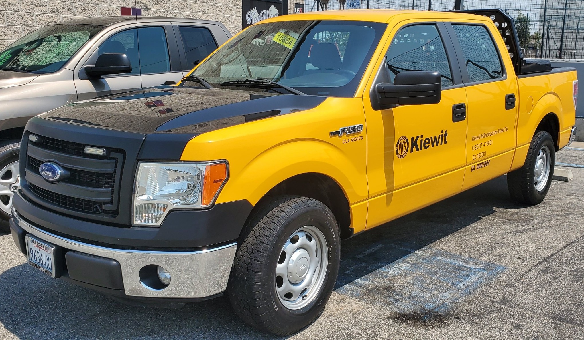 Kiewit Infrastructure F-150 fleet pickup serviced at Key West