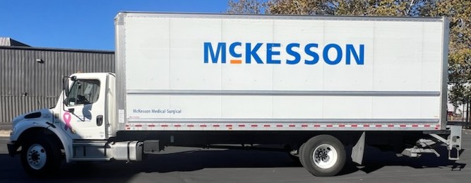 McKesson medical-surgical box truck serviced at Key West