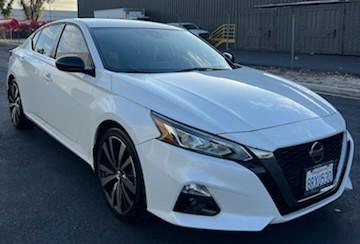 Nissan Altima sedan repaired and refinished at Key West